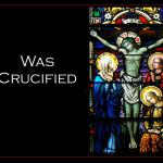 When they came to the place called the Skull, they crucified him and the criminals there, one on his right, the other on his left. - Lk 23:33